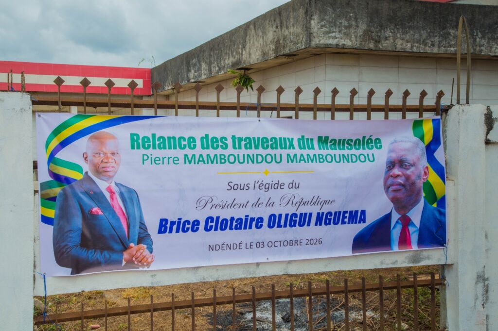 Mausolée de Pierre Mamboundou : Oligui Nguema relance le chantier à Ndendé
