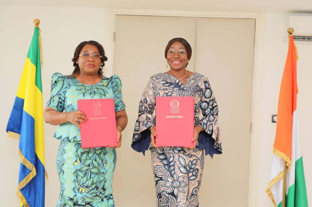 Sénat : Libreville et Abidjan veulent renforcer leur coopération parlementaire